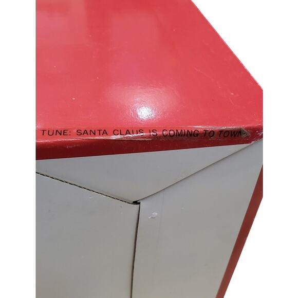 Porcelain Musical Santa  "Santa Claus is Coming to Town", PRE-OWNED IOB - Picture 10 of 10